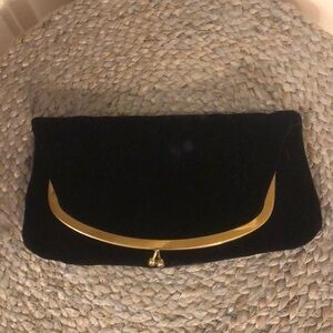 Vintage Mel-Ton velvet clutch envelope bag